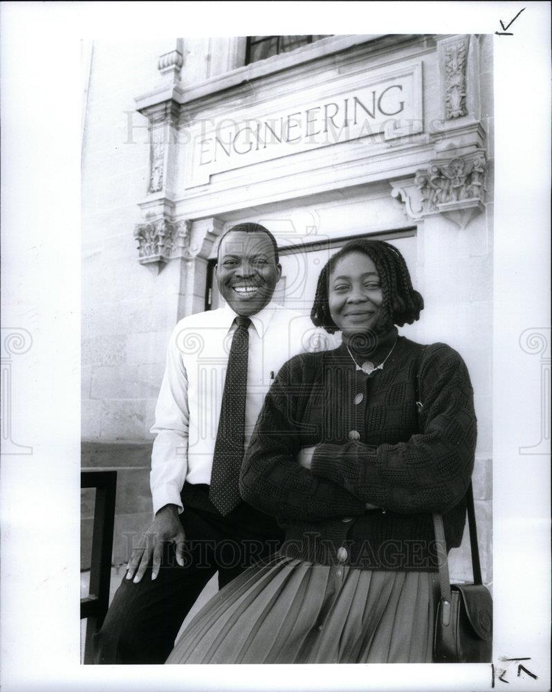 1991 Press Photo David Olowokere professor - DFPD65127 - Historic Images