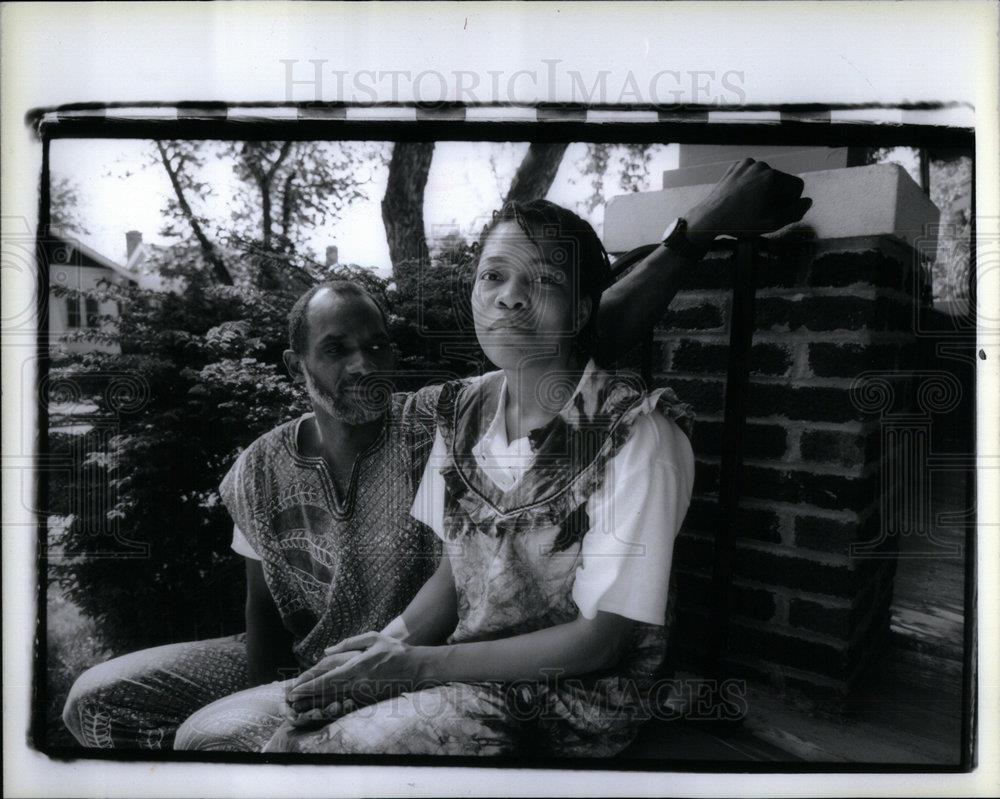 1992 Press Photo Detroiters Cornell Koff N'jia Kai - DFPD69715 - Historic Images