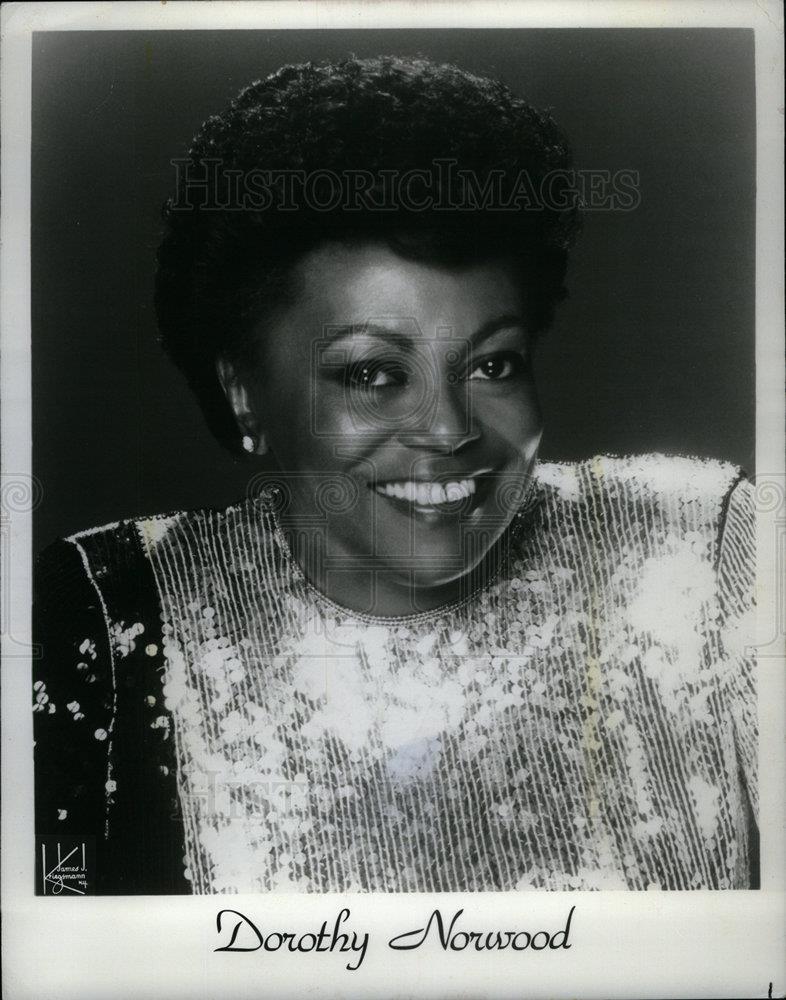 1991 Press Photo Dorothy Norwood Singer - DFPD03767 - Historic Images