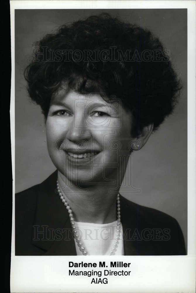 1991 Press Photo Darlene M. Miller Managing Director - dfpd40849 - Historic Images