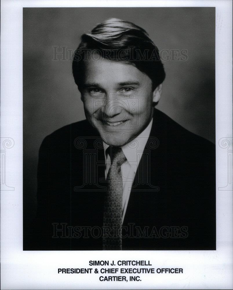 1998 Press Photo Simon Critchell Cartier CEO President - DFPD67671 - Historic Images