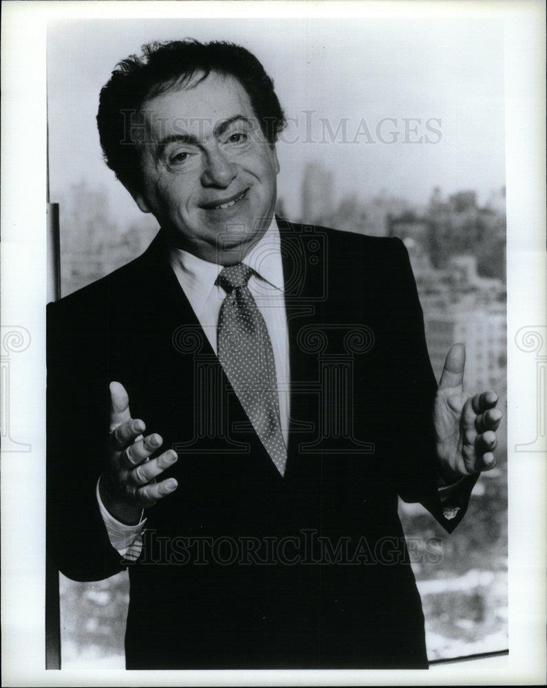 1995 Press Photo Jackie Mason Stand Up Comedian Comic - DFPD16587 - Historic Images