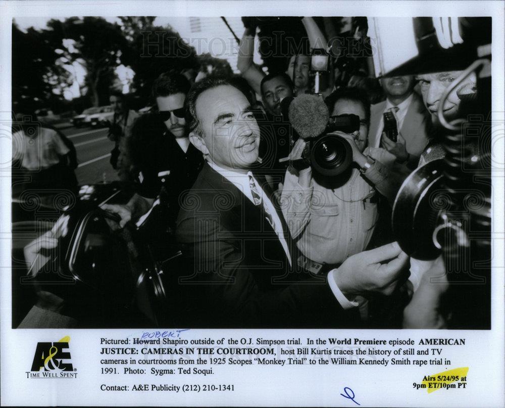 1995 Press Photo Robert Shapiro O.J. Simpson trial A&amp;E - DFPD51735 - Historic Images