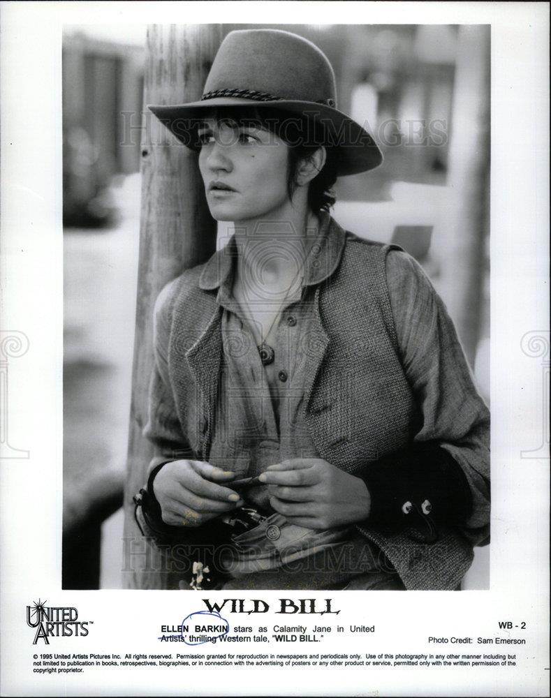 1995 Press Photo Ellen Barkin Calamity Jane Wild Bill - DFPD19209 - Historic Images