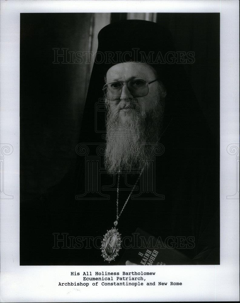 2000 Press Photo Ecumenical Patriarch Bartholomew I - DFPD18475 - Historic Images