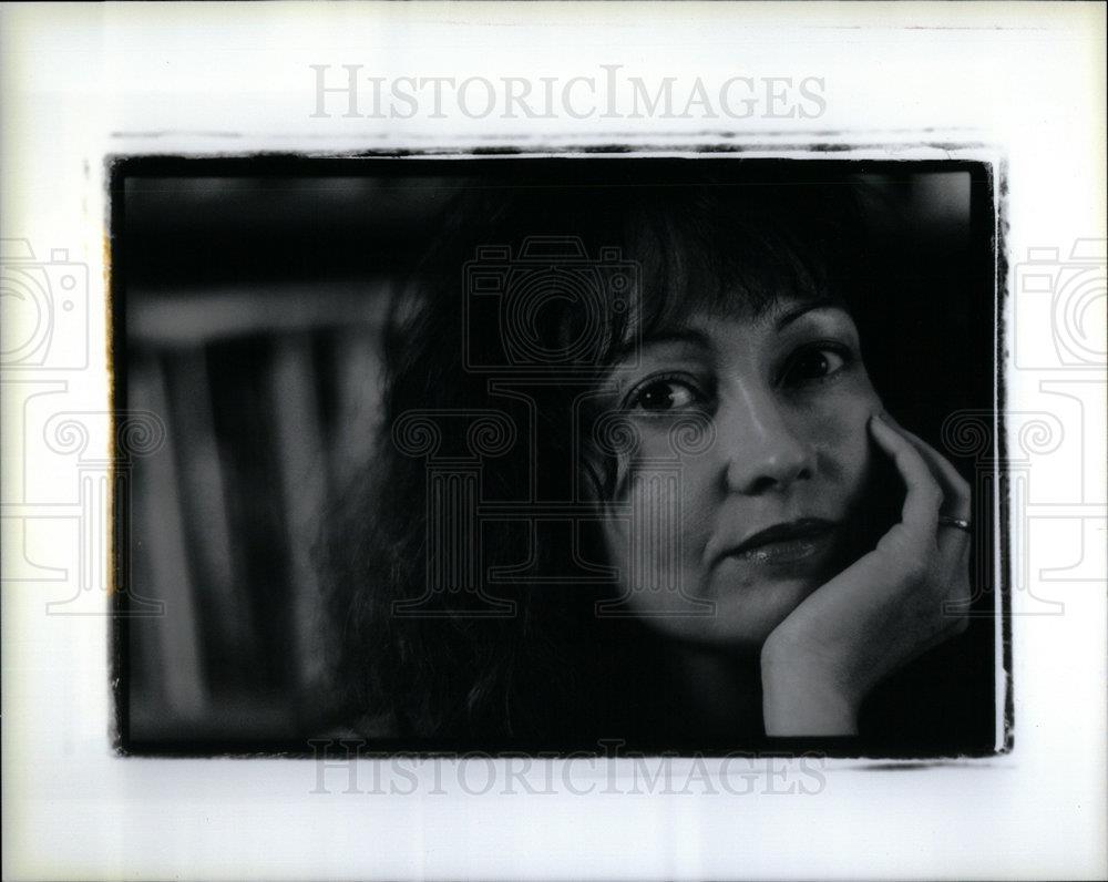 1991 Press Photo Alice Fulton poet portrait office - DFPD51957 - Historic Images