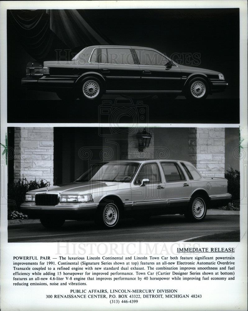 1991 Press Photo Lincoln Mercury automobile 1982 - DFPD61123 - Historic Images