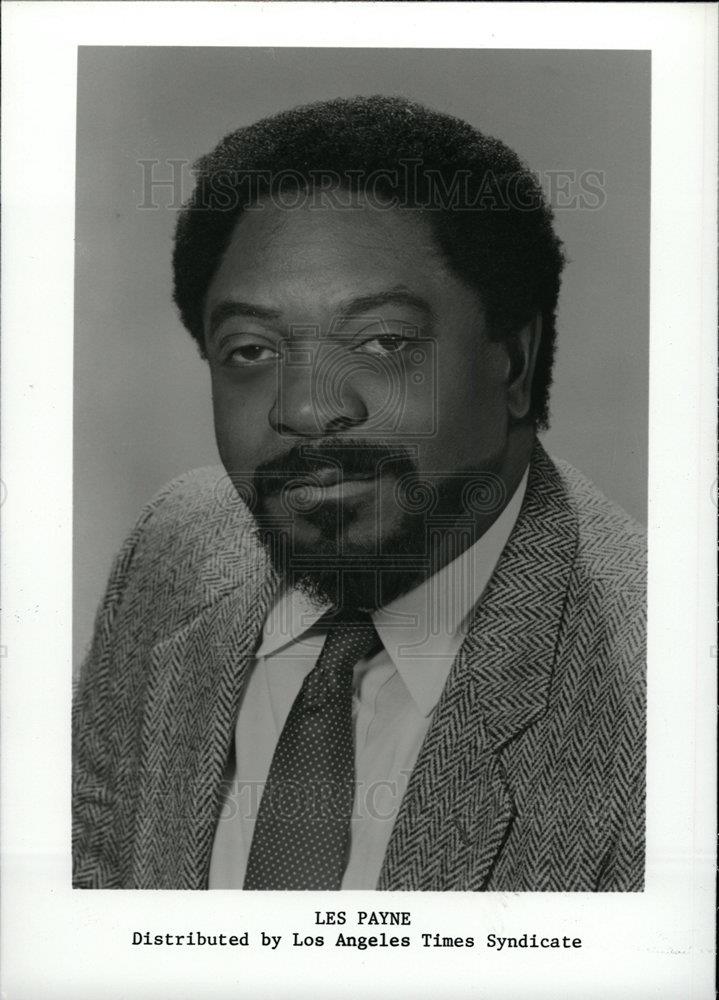 1995 Press Photo Les Payne natl assoc black journalists - dfpd30897 - Historic Images