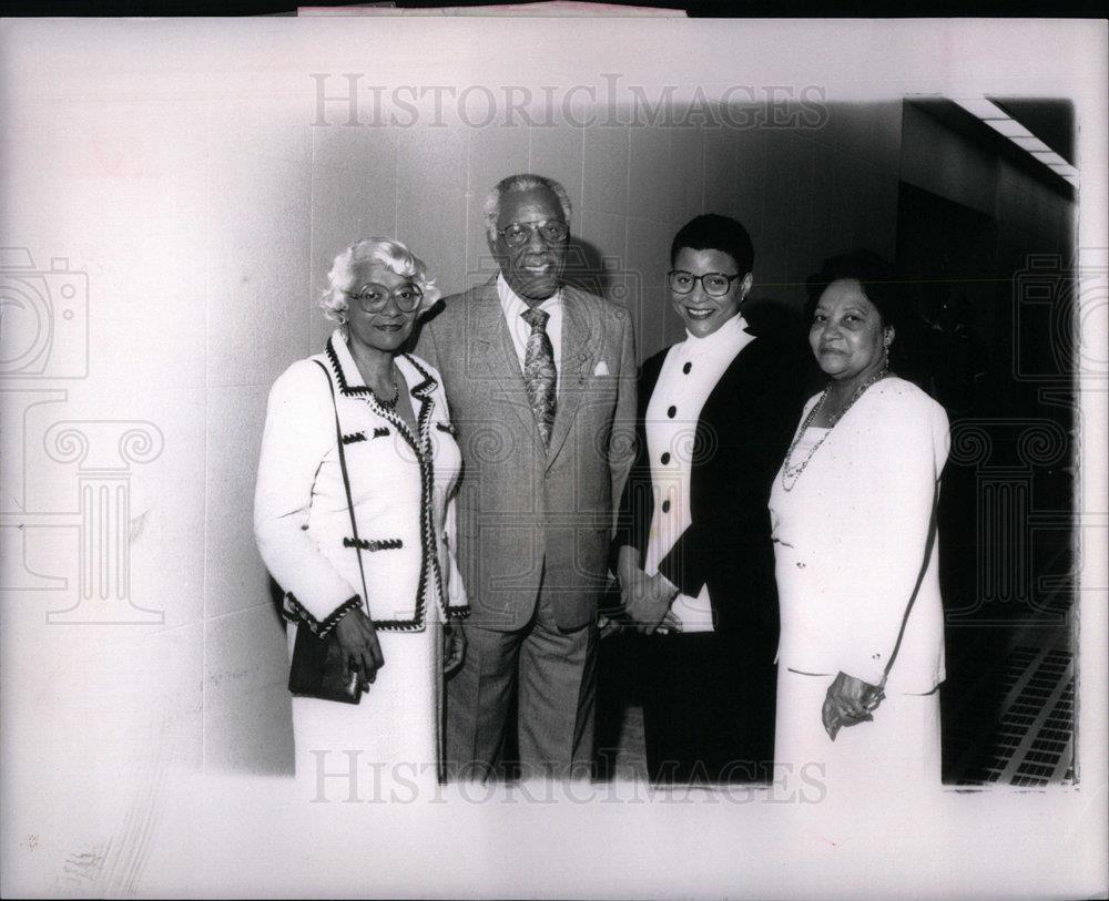 1990 Press Photo George Crockett attorney jurist - DFPD72271 - Historic Images