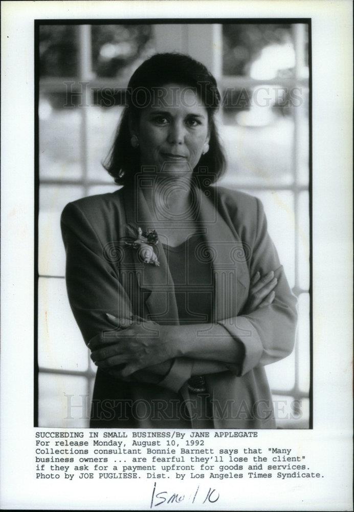 1992 Press Photo bonnie barnet business woman - DFPD19041 - Historic Images
