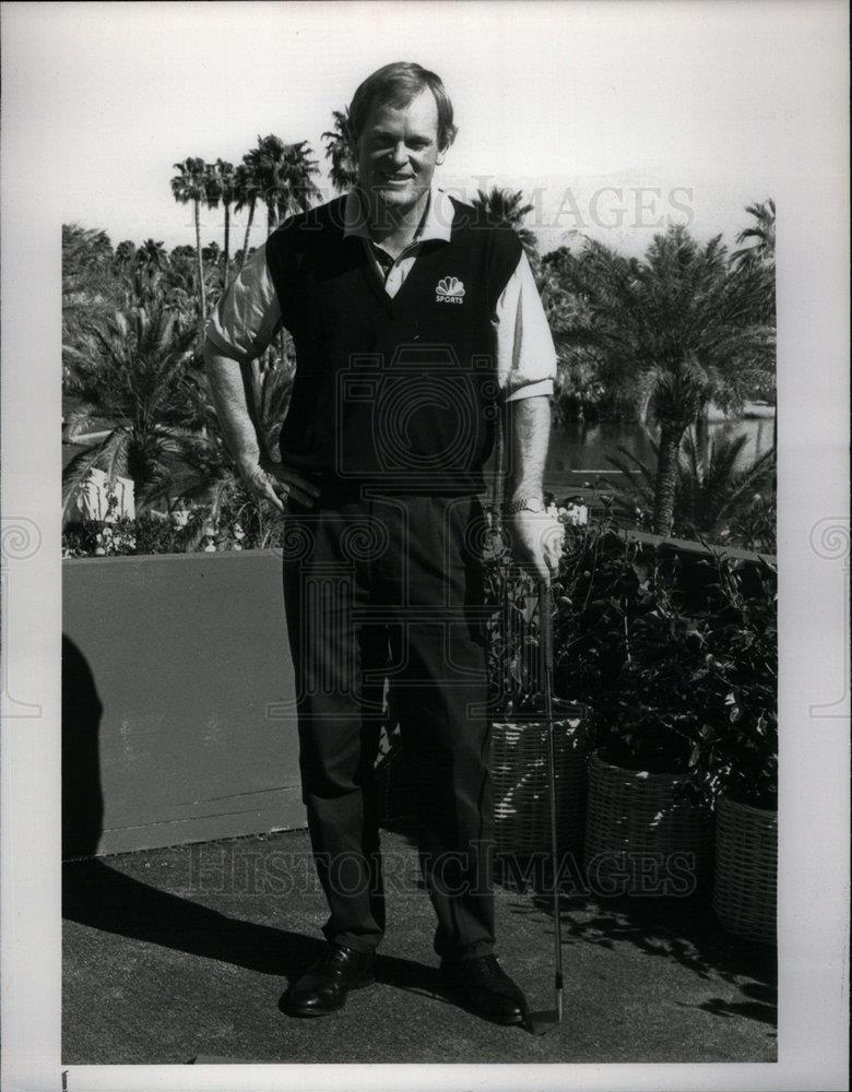 1991 Press Photo Johnny Miller golf golfing Players NBC - DFPD12173 - Historic Images