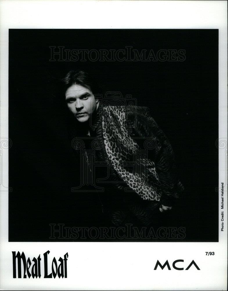 1993 Press Photo MeatLoaf singer - DFPD11583 - Historic Images