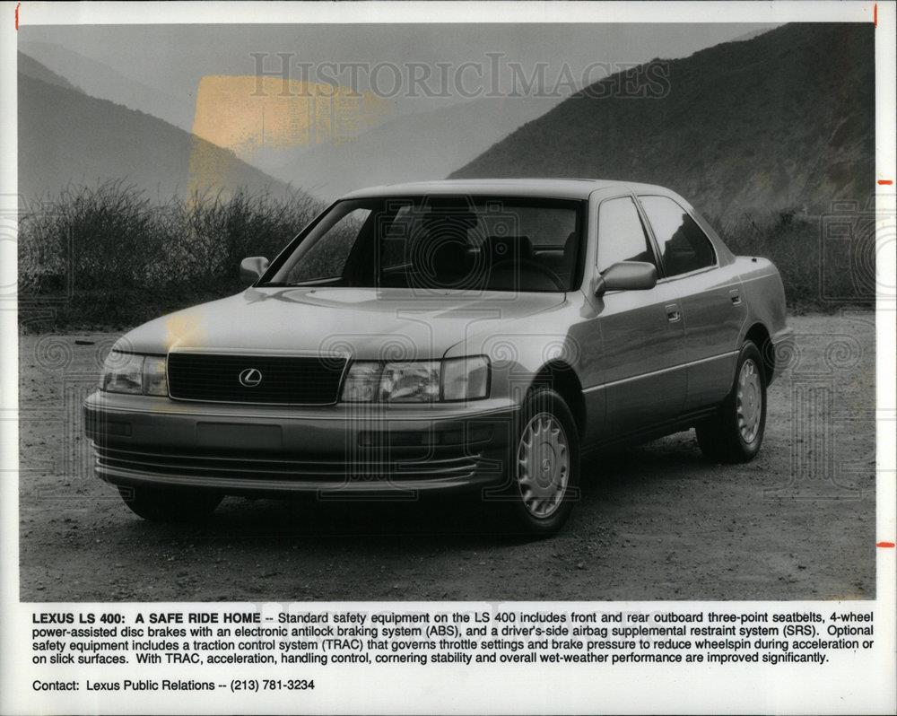 1992 Press Photo LEXUS LS CAR - DFPD73249 - Historic Images