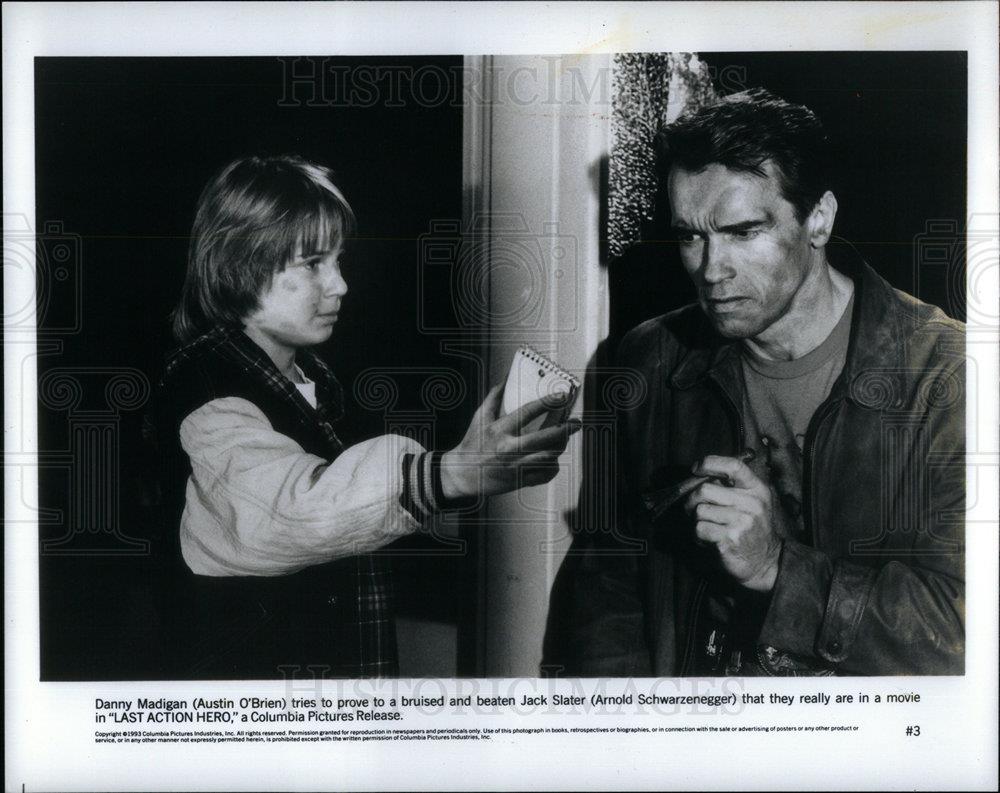 1993 Press Photo Arnold Schwarzenegger American actor - DFPD69859 - Historic Images