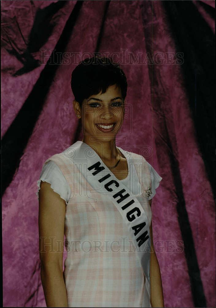 1995 Press Photo Miss Michigan USA Keisha Nikki Ford - dfpd38607 - Historic Images