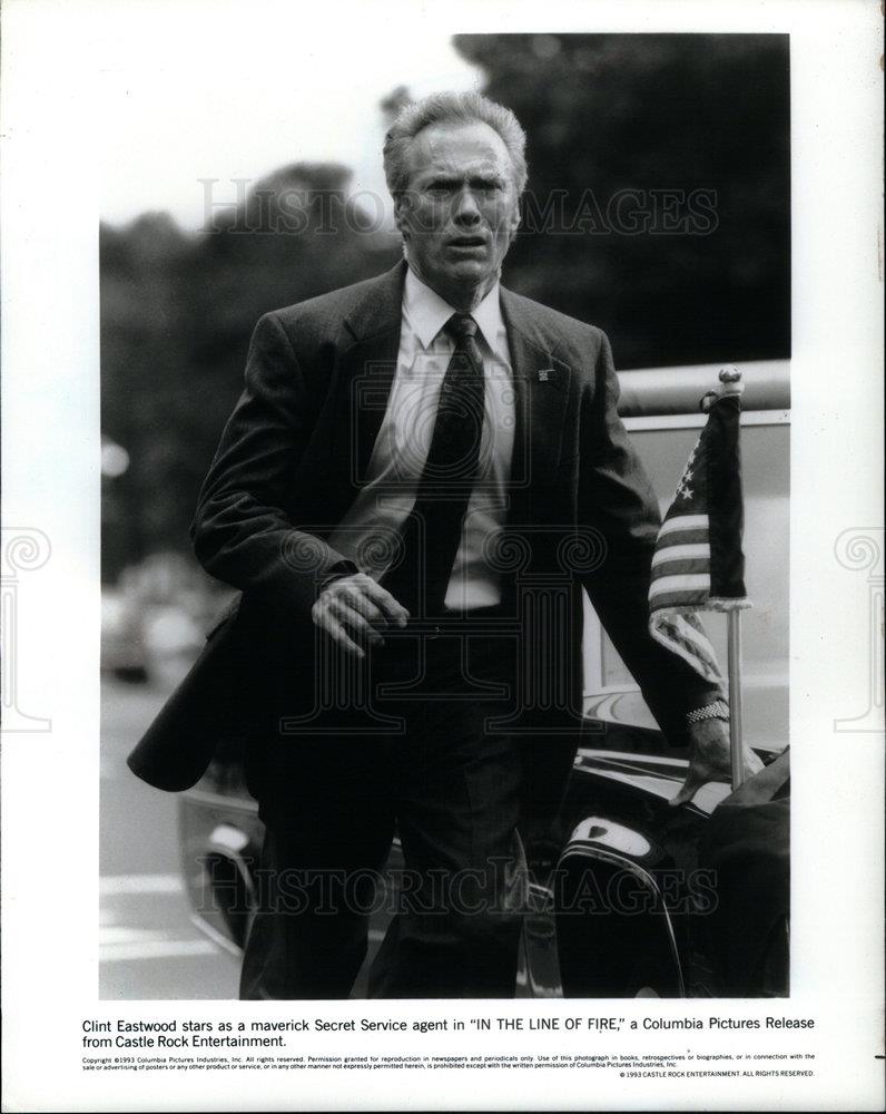 1993 Press Photo Clint Eastwood American actor director - DFPD01533 - Historic Images