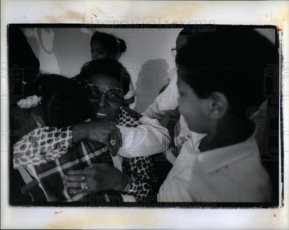 1991 Press Photo Mary Thomas students classes - DFPD71687 - Historic Images