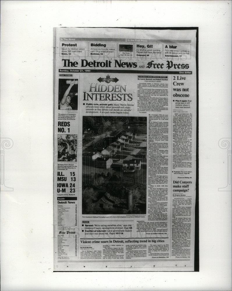 1991 Press Photo Detroit News Free Press Real Estate - DFPD65327 - Historic Images