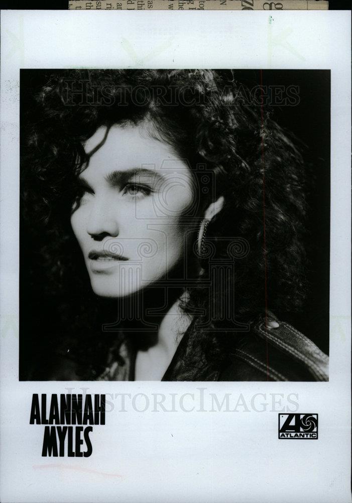 1990 Press Photo Alannah Myles singer songwriter - dfpd27895 - Historic Images