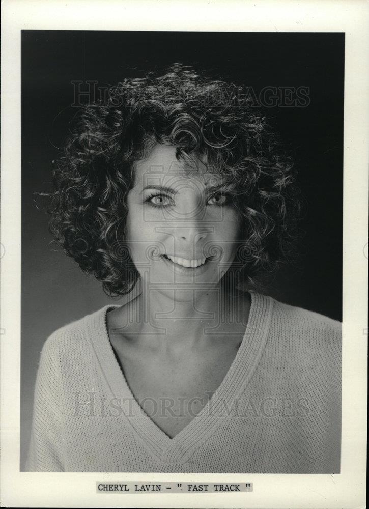 1995 Press Photo Cheryl Lavin Fast Track Columnist - dfpd30911 - Historic Images