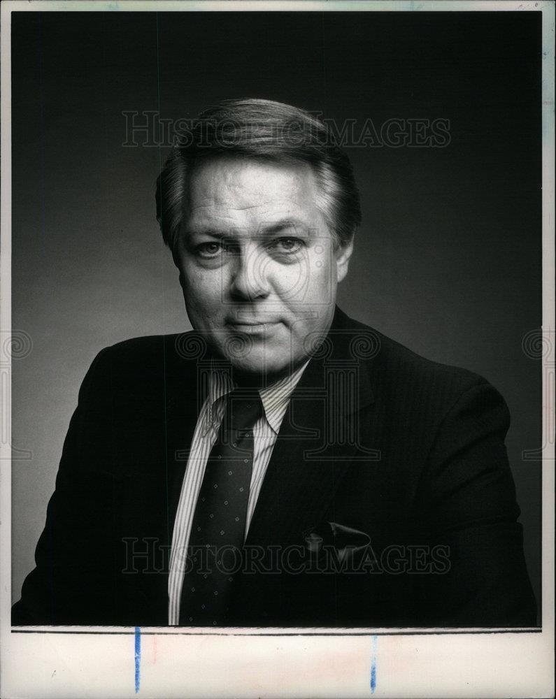 1991 Press Photo Mort Crim Anchor Channel 4 - DFPD67597 - Historic Images