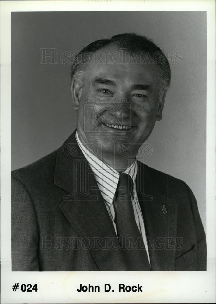 1992 Press Photo John D. Rock General Manager - dfpd38497 - Historic Images