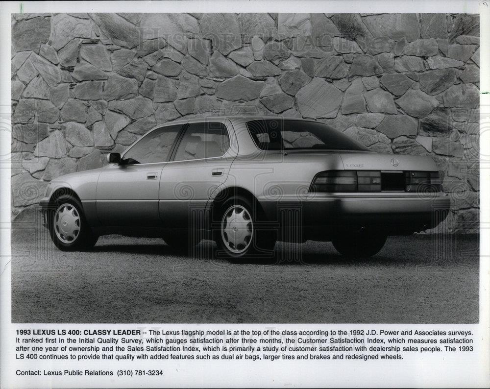 1993 Press Photo LEXUS LS CAR - DFPD73235 - Historic Images