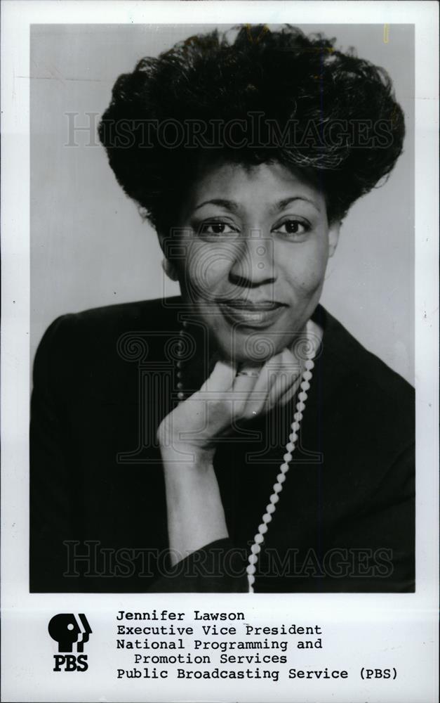 1992 Press Photo Jennifer Lawson Executive VP - dfpd40963 - Historic Images