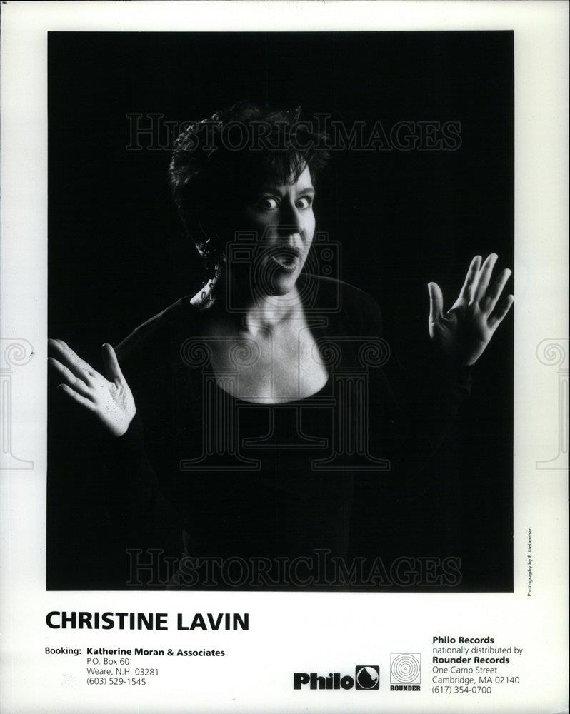 1995 Press Photo Christine Lavin New York singer - DFPD03401 - Historic Images