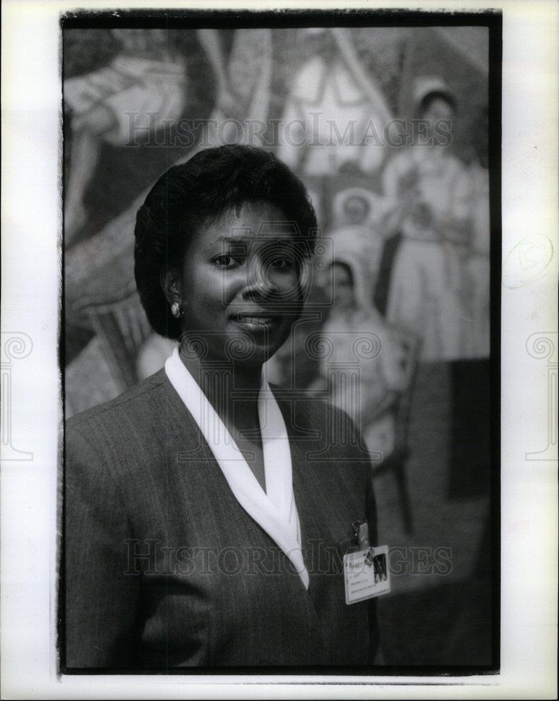 1991 Press Photo Braita Crawford Searey Chief Executive - DFPD67307 - Historic Images