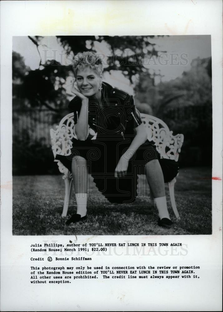 1991 Press Photo Julia Phillips producer author - dfpd36561 - Historic Images