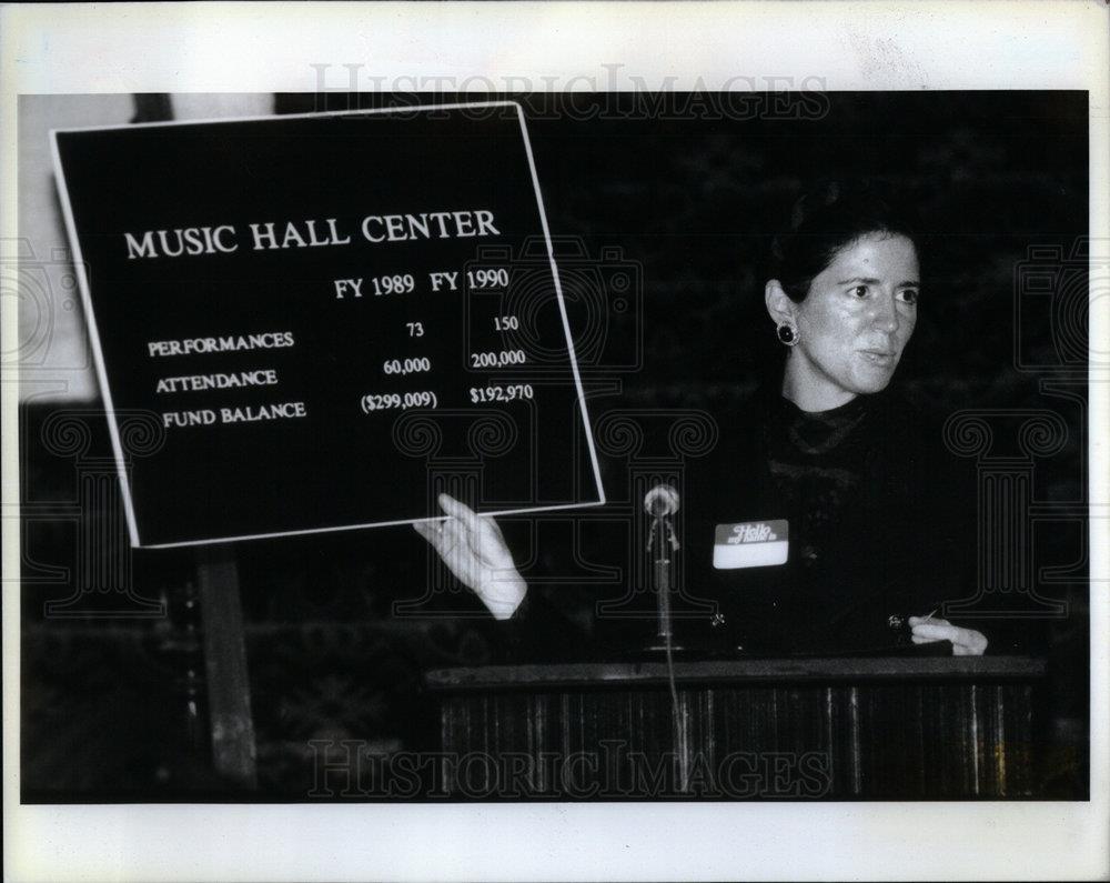 1992 Press Photo Henrietta Fridholm chairperson Music - DFPD51267 - Historic Images