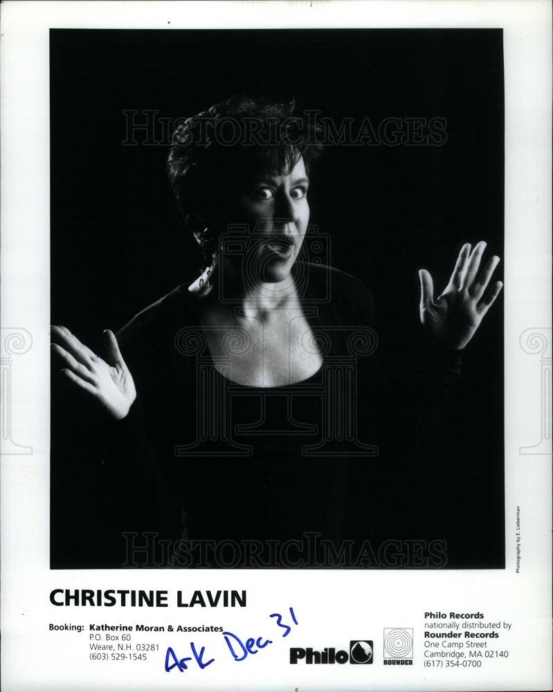 1993 Press Photo Christine Lavin Singer - DFPD03399 - Historic Images