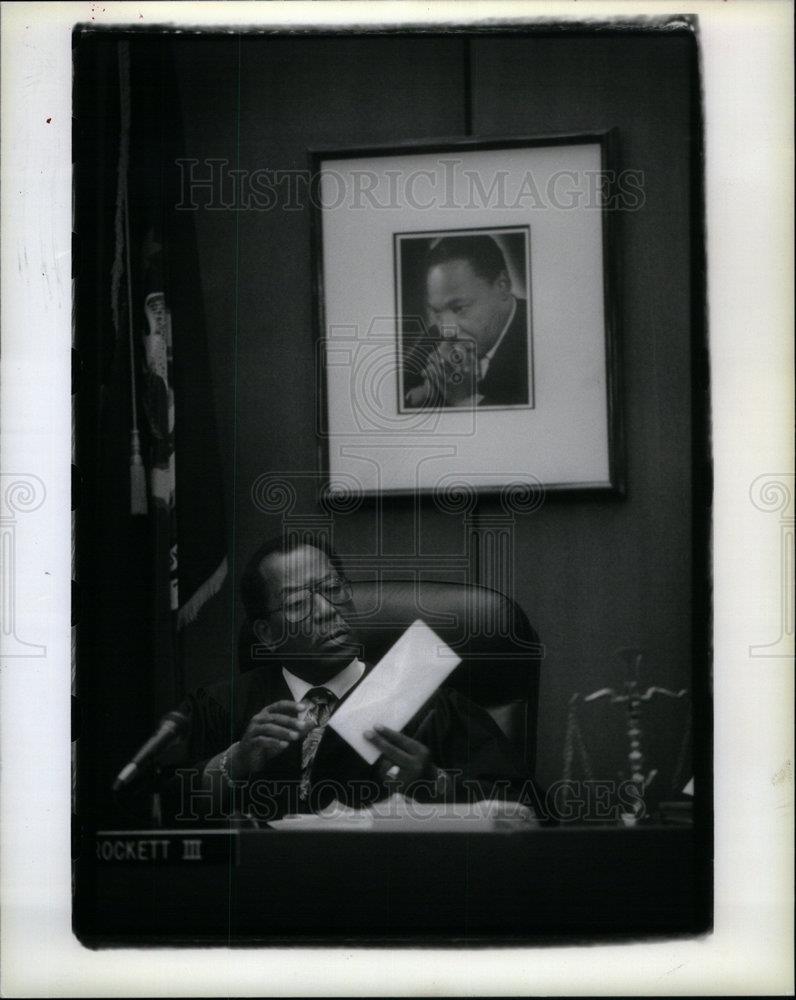 1993 Press Photo Judge George Crockett III - DFPD67695 - Historic Images