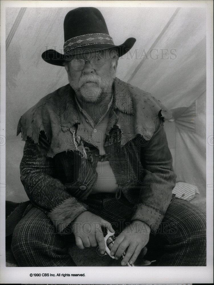 1991 Press Photo Wilford Brimley Blood River CBS - DFPD21613 - Historic Images