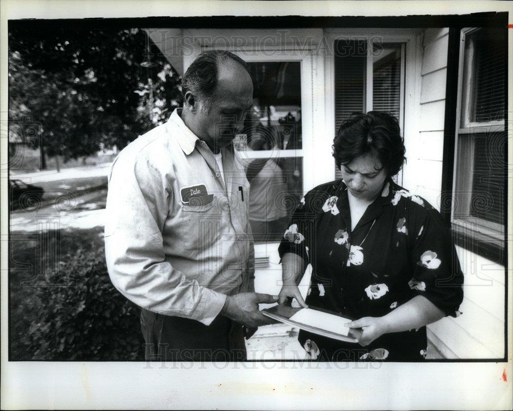 1992 Press Photo Dale Crocker and wife Nancy Crocker - DFPD72335 - Historic Images