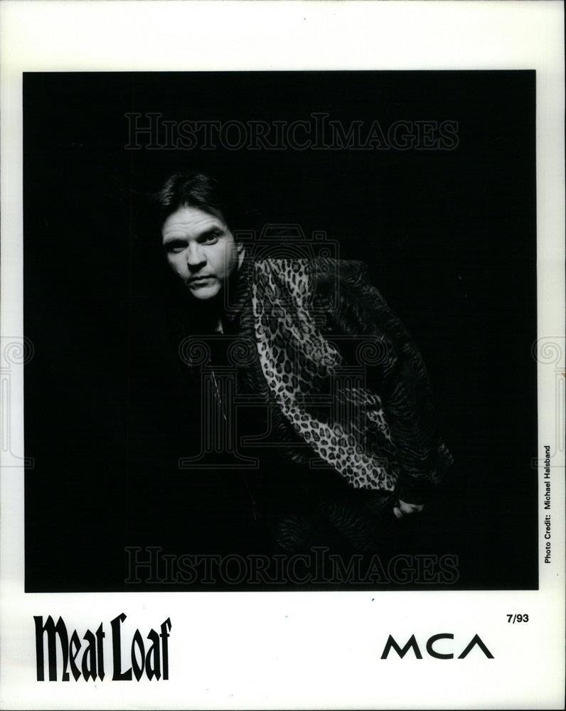 1993 Press Photo Meat Loaf Musician Actor - DFPD11577 - Historic Images