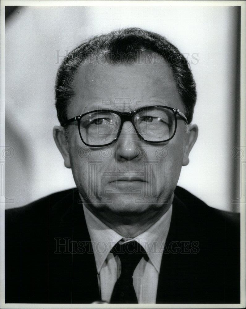 1990 Press Photo Jacques Delors President European Comm - DFPD67975 - Historic Images