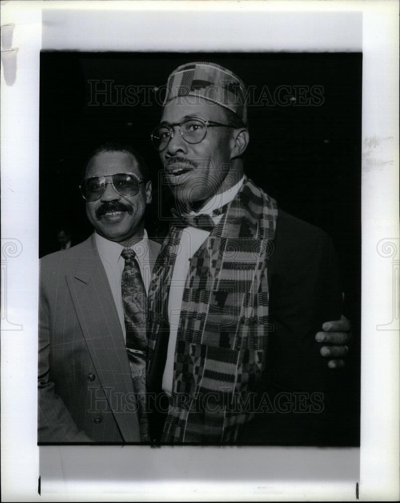 1992 Press Photo Lem Barney Pro Football Hall of Fame - DFPD18991 - Historic Images