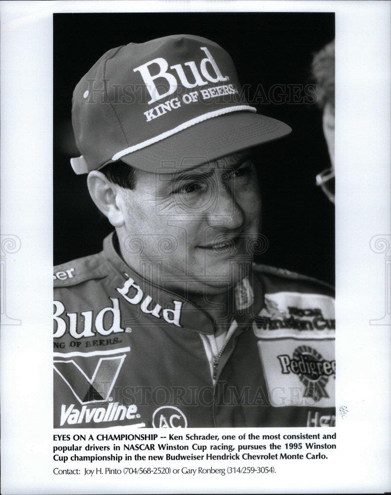 1995 Press Photo Ken Schrader 1995 Winston Cup NASCAR - DFPD09835 - Historic Images