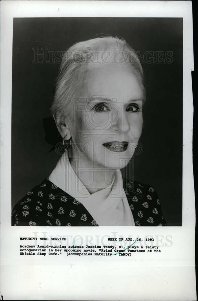 1991 Press Photo Jessica Tandy Actress - dfpd39459 - Historic Images