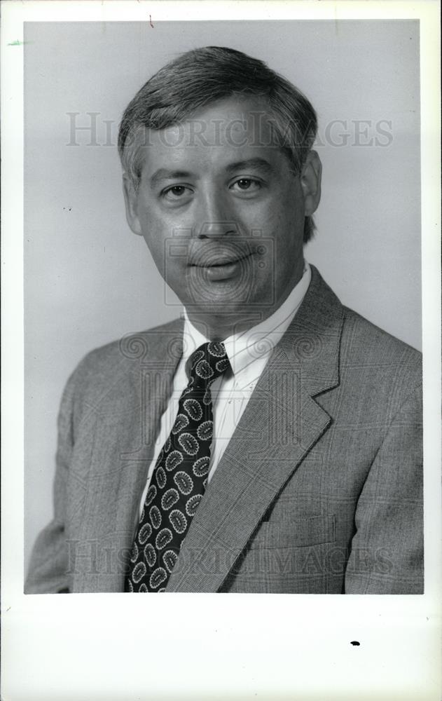 1990 Press Photo John m. Pollick Director Wayne County - dfpd32521 - Historic Images