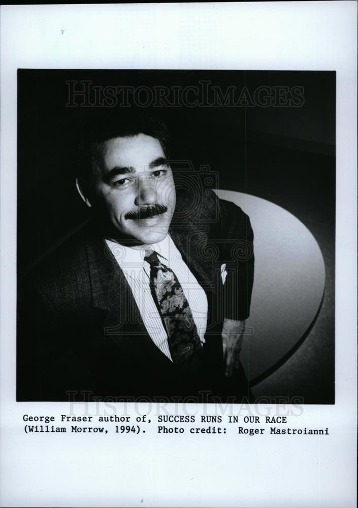 1994 Press Photo George Fraser author Success runs Race - dfpd38695 - Historic Images