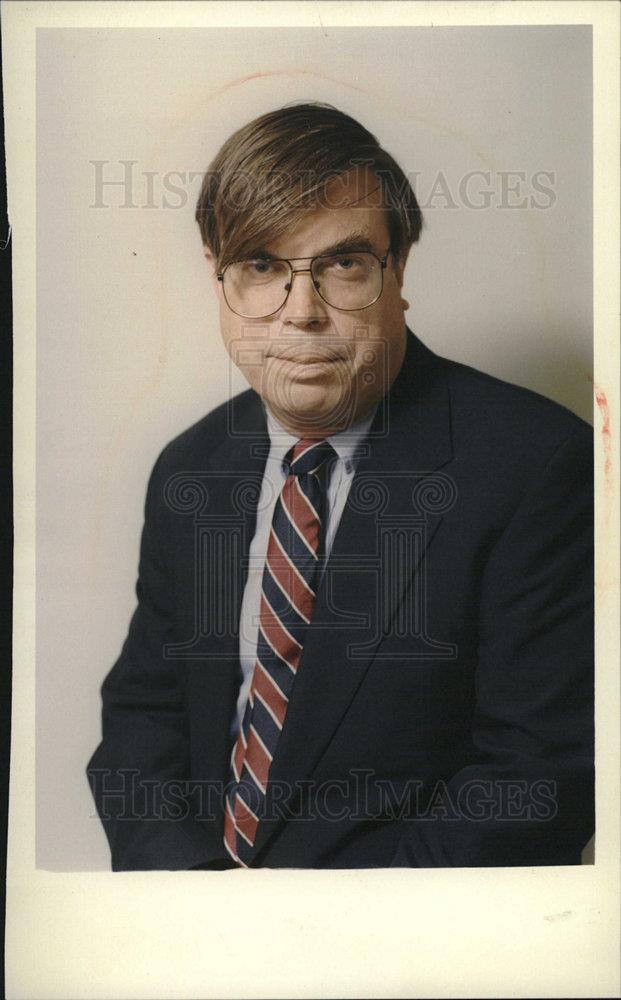 1993 Press Photo Chet Currier AP Staffer mutual funds - dfpd49469 - Historic Images