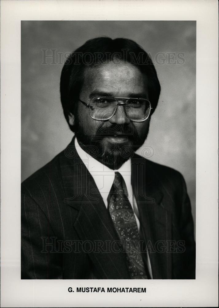 1995 Press Photo G. Mustafa Mohatarem - dfpd33099 - Historic Images