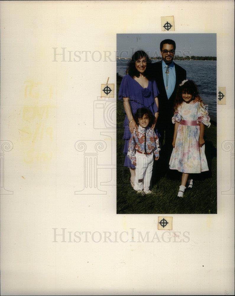 1991 Press Photo A. Spencer Barefield and family - DFPD19311 - Historic Images