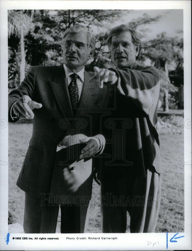 1994 Press Photo Gene Barry &quot;Burke&#39;s Law&quot; CBS - DFPD18645 - Historic Images