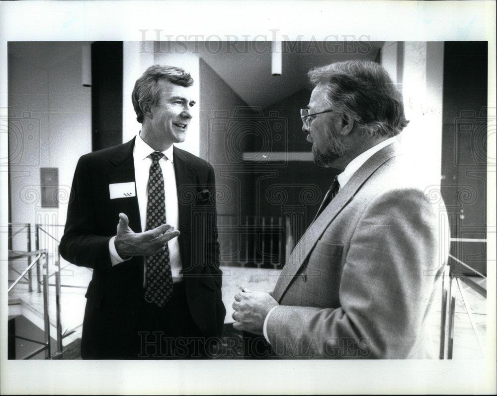 1992 Press Photo John Frohnmayer David Magidson Wayne - DFPD51329 - Historic Images