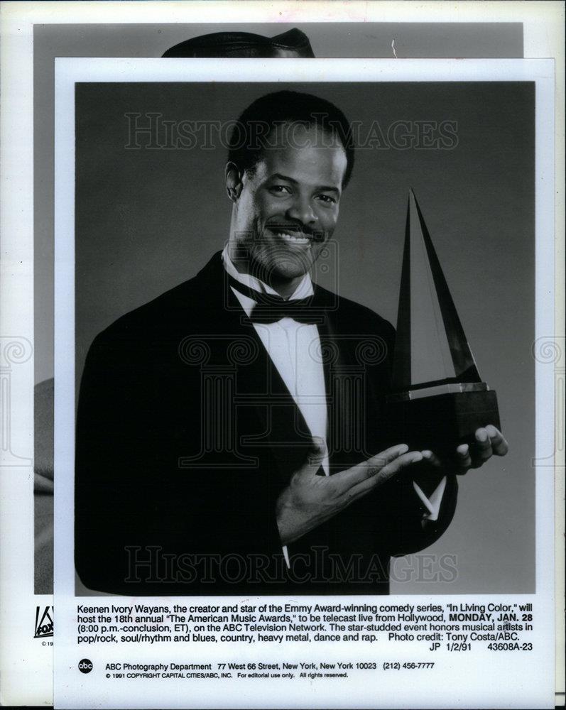 1990 Press Photo Keenen Ivory Wayans Host Awards TV - DFPD23045 - Historic Images