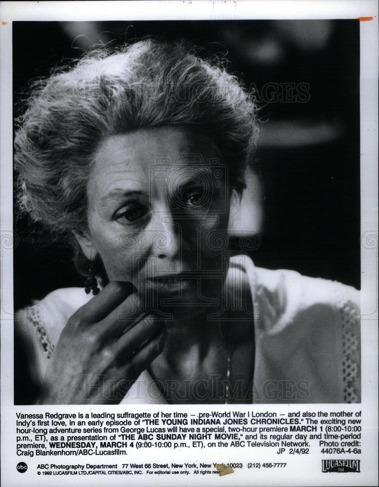 1992 Press Photo Vanessa Redgrave English actress - DFPD19763 - Historic Images